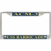 USS Barricade ACM-3 License Plate Frame
