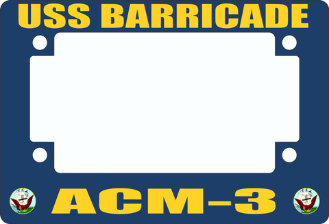 USS Barricade ACM-3 Motorcycle Frame
