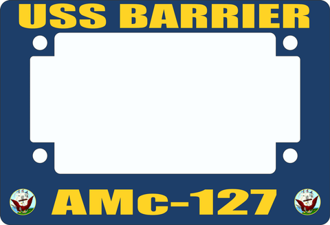 USS Barrier AMc-127 Motorcycle Frame