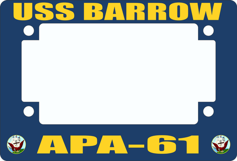 USS Barrow APA-61 Motorcycle Frame