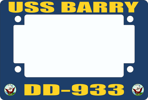 USS Barry DD-933 Motorcycle Frame