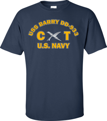 USS BARRY DD-933 Rate CT Cryptologic Technician T-Shirt