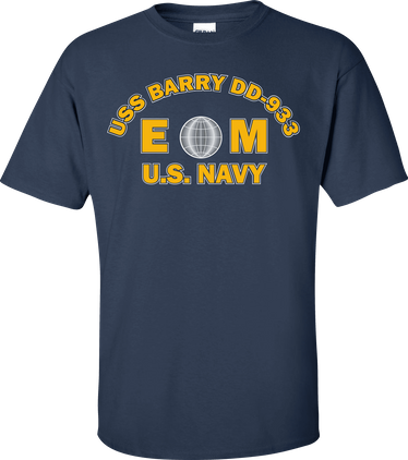 USS BARRY DD-933 Rate EM Electricians Mate T-Shirt
