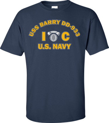 USS BARRY DD-933 Rate IC Interior Communications Electrician T-Shirt