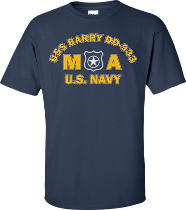 USS BARRY DD-933 Rate MA Master At Arms T-Shirt