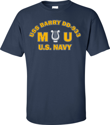 USS BARRY DD-933 Rate MU Musician T-Shirt