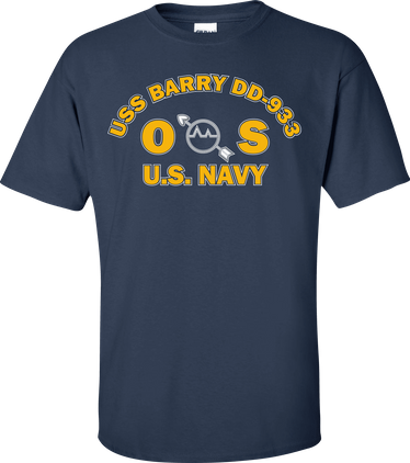USS BARRY DD-933 Rate OS Operations Specialist T-Shirt