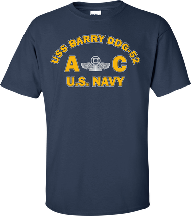 USS BARRY DDG-52 Rate AC Air Traffic Controller T-Shirt