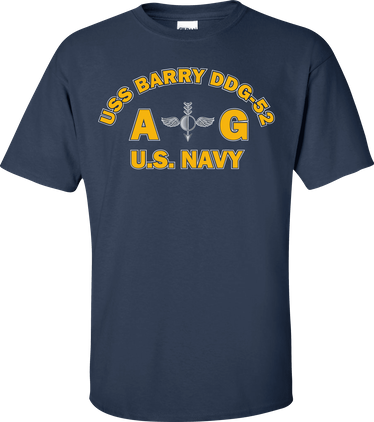 USS BARRY DDG-52 Rate AG Aerographers Mate T-Shirt