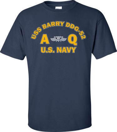 USS BARRY DDG-52 Rate AQ Aviation Fire Control Technician T-Shirt