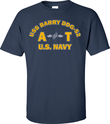 USS BARRY DDG-52 Rate AT Aviation Electronics Technician T-Shirt