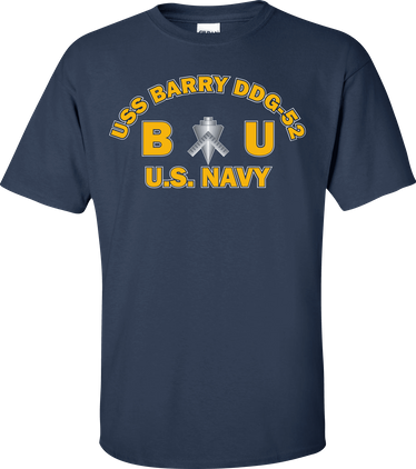 USS BARRY DDG-52 Rate BU Builder T-Shirt