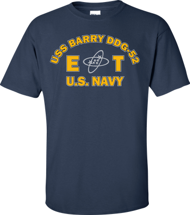 USS BARRY DDG-52 Rate ET Electronics Technician T-Shirt