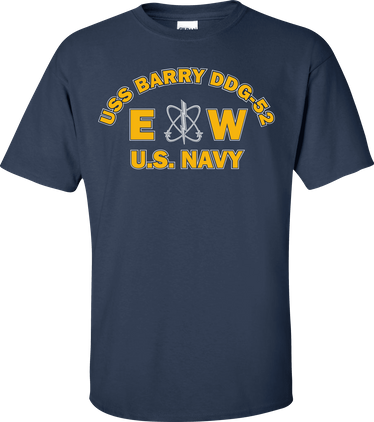 USS BARRY DDG-52 Rate EW Electronics Warfare Technician T-Shirt