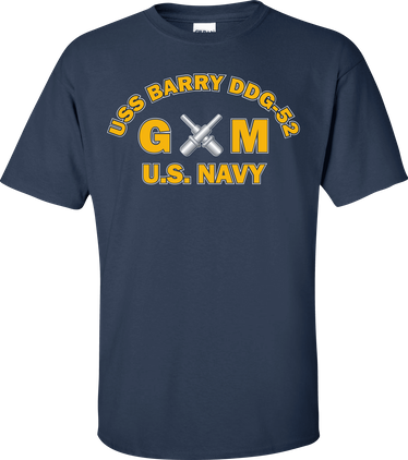 USS BARRY DDG-52 Rate GM Gunners Mate T-Shirt