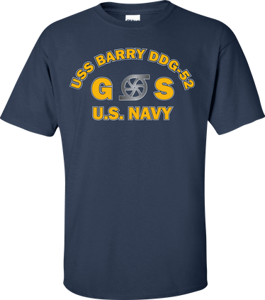 USS BARRY DDG-52 Rate GS Gas Turbine System Technician T-Shirt
