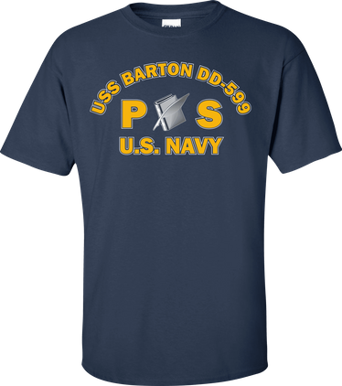 USS BARTON DD-599 Rate PS Personnelman T-Shirt