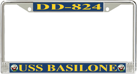 USS Basilone DD-824 License Plate Frame