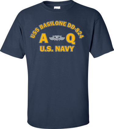 USS BASILONE DD-824 Rate AQ Aviation Fire Control Technician T-Shirt
