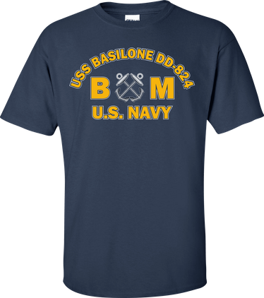 USS BASILONE DD-824 Rate BM Boatswains Mate T-Shirt