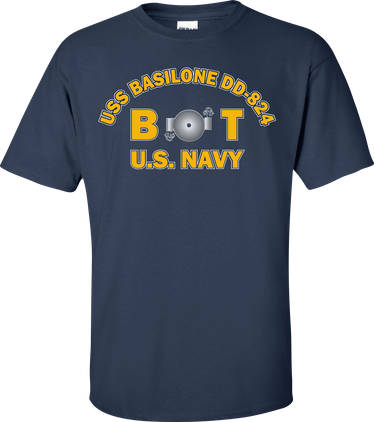 USS BASILONE DD-824 Rate BT Boiler Technician T-Shirt