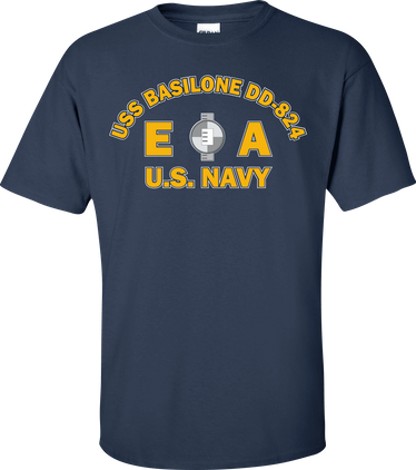 USS BASILONE DD-824 Rate EA Engineering Aide T-Shirt