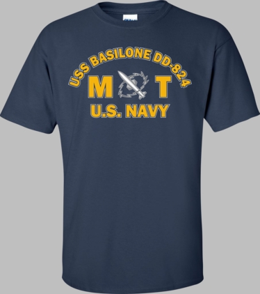 USS BASILONE DD-824 Rate MT Missile Technician T-Shirt