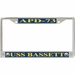 USS Bassett APD-73 License Plate Frame