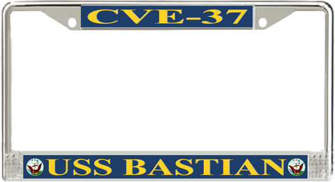 USS Bastian CVE-37 License Plate Frame