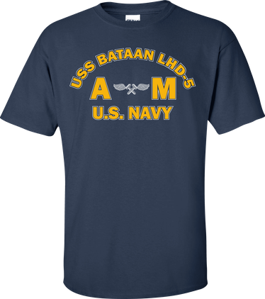 USS BATAAN LHD-5 Rate AM Aviation Structural Mechanic T-Shirt