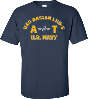 USS BATAAN LHD-5 Rate AT Aviation Electronics Technician T-Shirt