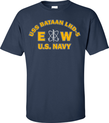 USS BATAAN LHD-5 Rate EW Electronics Warfare Technician T-Shirt