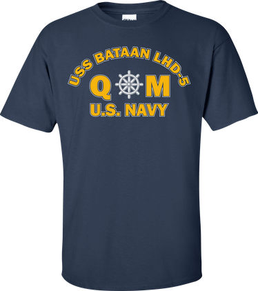 USS BATAAN LHD-5 Rate QM Quartermaster T-Shirt