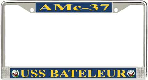 USS Bateleur AMc-37 License Plate Frame
