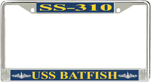 USS Batfish SS-310 License Plate Frame