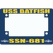 USS Batfish SSN-681 Motorcycle Frame