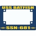 USS Batfish SSN-681 Motorcycle Frame
