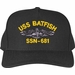 USS Batfish SSN-681 with Dolphins Custom Embroidered Cap