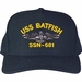 USS Batfish SSN-681 with Dolphins Custom Embroidered Cap