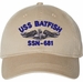 USS Batfish SSN-681 with Dolphins Unstructured Dad Cap