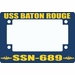 USS Baton Rouge SSN-689 Motorcycle Frame