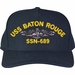 USS Baton Rouge SSN-689 with Dolphins Custom Embroidered Cap