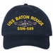 USS Baton Rouge SSN-689 with Dolphins Unstructured Dad Cap