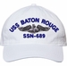 USS Baton Rouge SSN-689 with Dolphins Unstructured Dad Cap