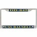 USS Bausell DD-845 License Plate Frame