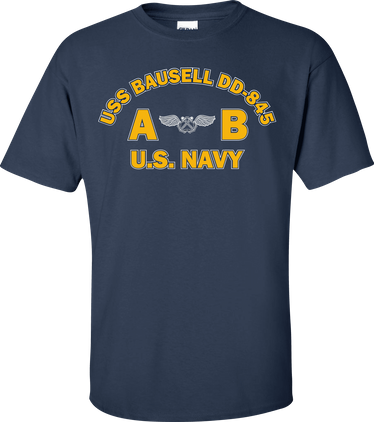 USS BAUSELL DD-845 Rate AB Aviation Boatswains Mate T-Shirt