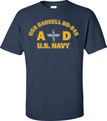 USS BAUSELL DD-845 Rate AD Aviation Machinist Mate T-Shirt