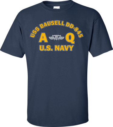 USS BAUSELL DD-845 Rate AQ Aviation Fire Control Technician T-Shirt