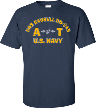 USS BAUSELL DD-845 Rate AT Aviation Electronics Technician T-Shirt