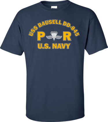 USS BAUSELL DD-845 Rate PR Aircrew Survival Equipmentman T-Shirt